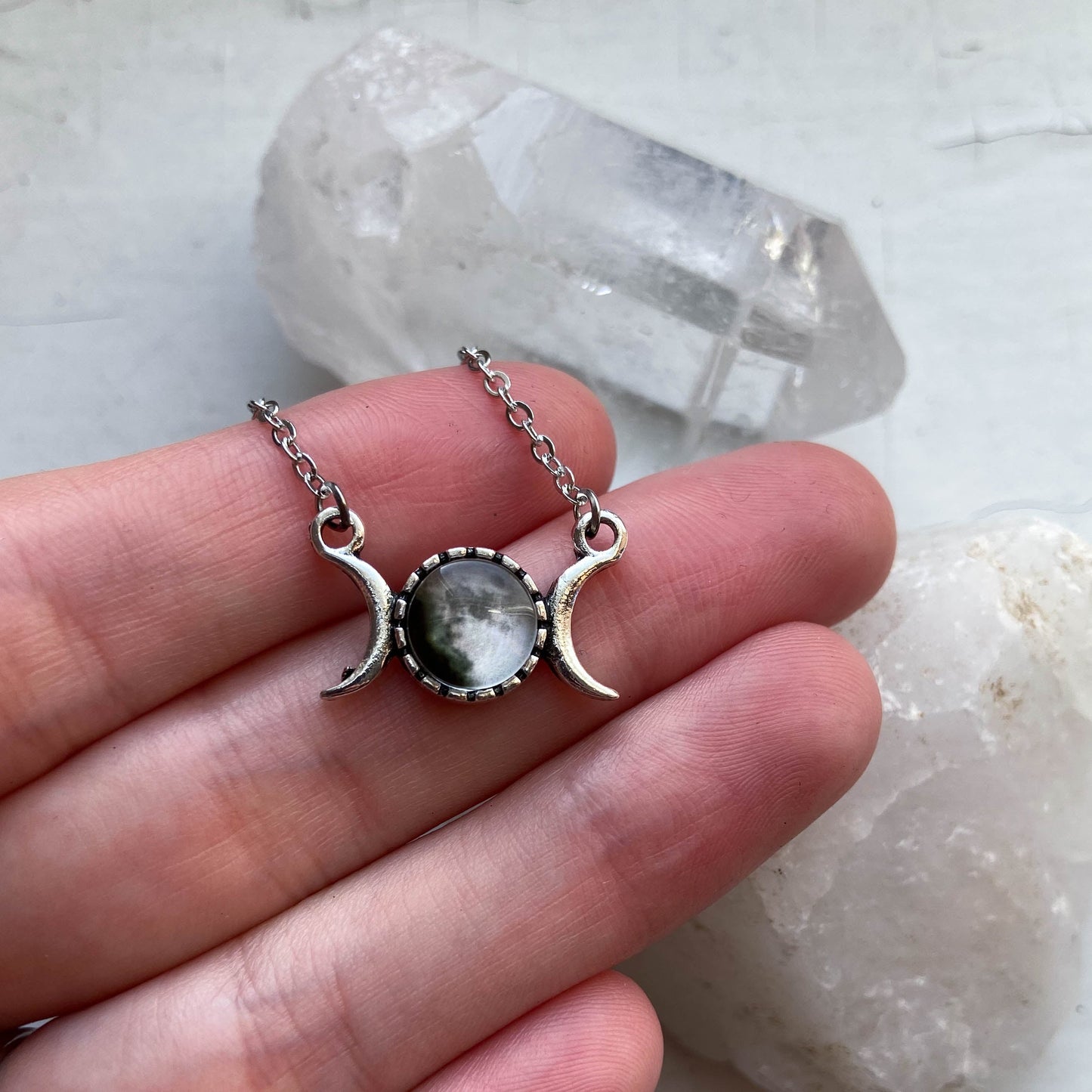CLEARANCE My Moon Crescent Petite Pendant